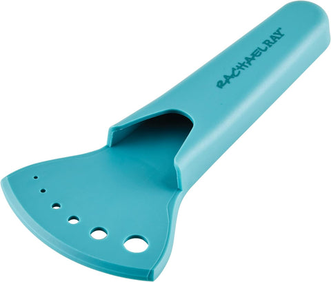 Image of Professional Multi Shear Kitchen Scissors with Herb Stripper and Sheath, 2 Piece, Agave Blue