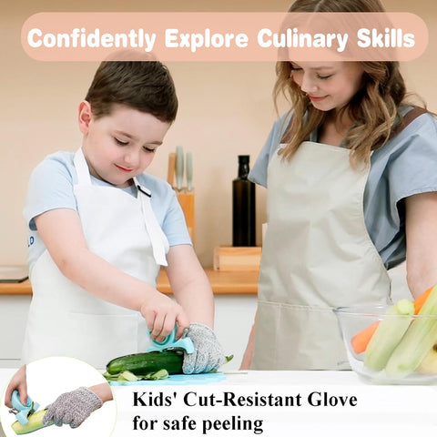 Image of Vegetable Peeler for Kitchen,  Kids Peeler for Potate Carrot Fruit,Cute Snail Design Comfortable Handle for Safety and Control, Peeler for Cucumber, Kiwi, Veggie(Blue)