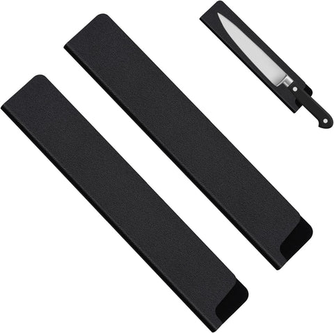 Image of Knife Guards, 2/4/5/10/20Pcs 4.7In - 12.2In Universal Knife Edge Guards, Non-Bpa Knife Sheath, Waterproof Abrasion Resistant Felt Lined Knife Cover Sleeves Knife Protectors(2Pcs 8.7" × 2")