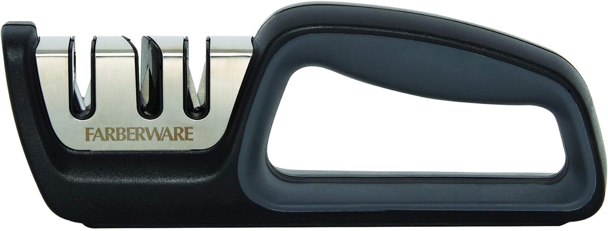 Edgekeeper 2 Stage Knife Sharpener with Serrated Slot, 7.5-Inch, Black