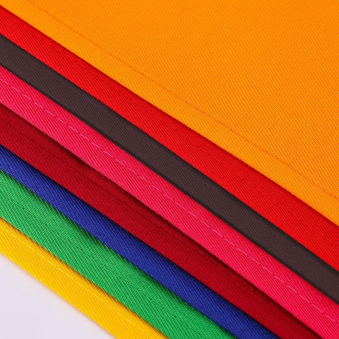 Image of 8 PCS Plain Bib Aprons Bulk - Mixed Color Commercial Apron with 2 Pockets for Kitchen Cooking Restaurant BBQ Painting Crafting