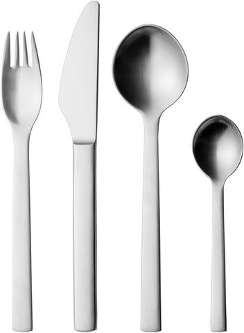 Image of Matt Finish New York Cutlery Set, Stainless Steel, 4-Piece