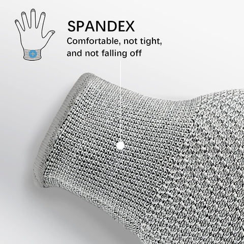 Image of Cut Resistant Gloves, EN388 Level 5 Cut Resistant Gloves, No Cut Gloves, Cut Proof Gloves, Food Grade