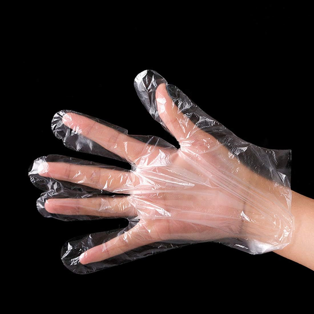 1500 Pcs Plastic Gloves Disposable - Food Prep Gloves Disposable Gloves Transparent for Food Service, Cleaning, One Size Fits Most…