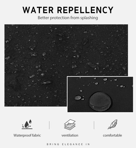 Image of 2 Pack Adjustable Bib Apron Waterdrop Resistant with 2 Pockets Cooking Kitchen Aprons for Women Men Chef, Black