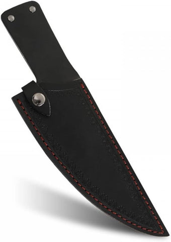 Image of 8" Straight Knife Sheath, Vertical Knife Sheaths Belt Leather Knife Sheath Holder for 8'' Kitchen Chef Knife