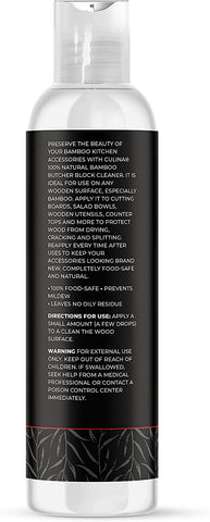 Image of Culina All Natural Cutting Board Butcher Block Countertop wooden Utensils soap cleaner - LivanaNatural