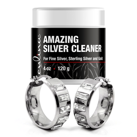 Image of Culina Foaming Silver Cleaner | Silver Polish | Kosher OU Certified | Made in USA - Livananatural