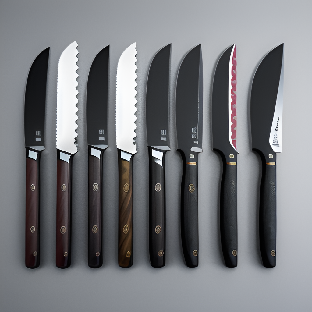 Guide to different knives