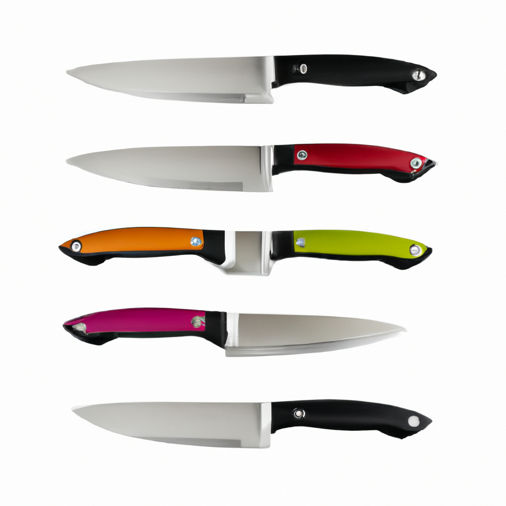 Are the Knives in the Amazon Basics 12-Piece Color Coded Kitchen Knife Set Made of Stainless Steel?