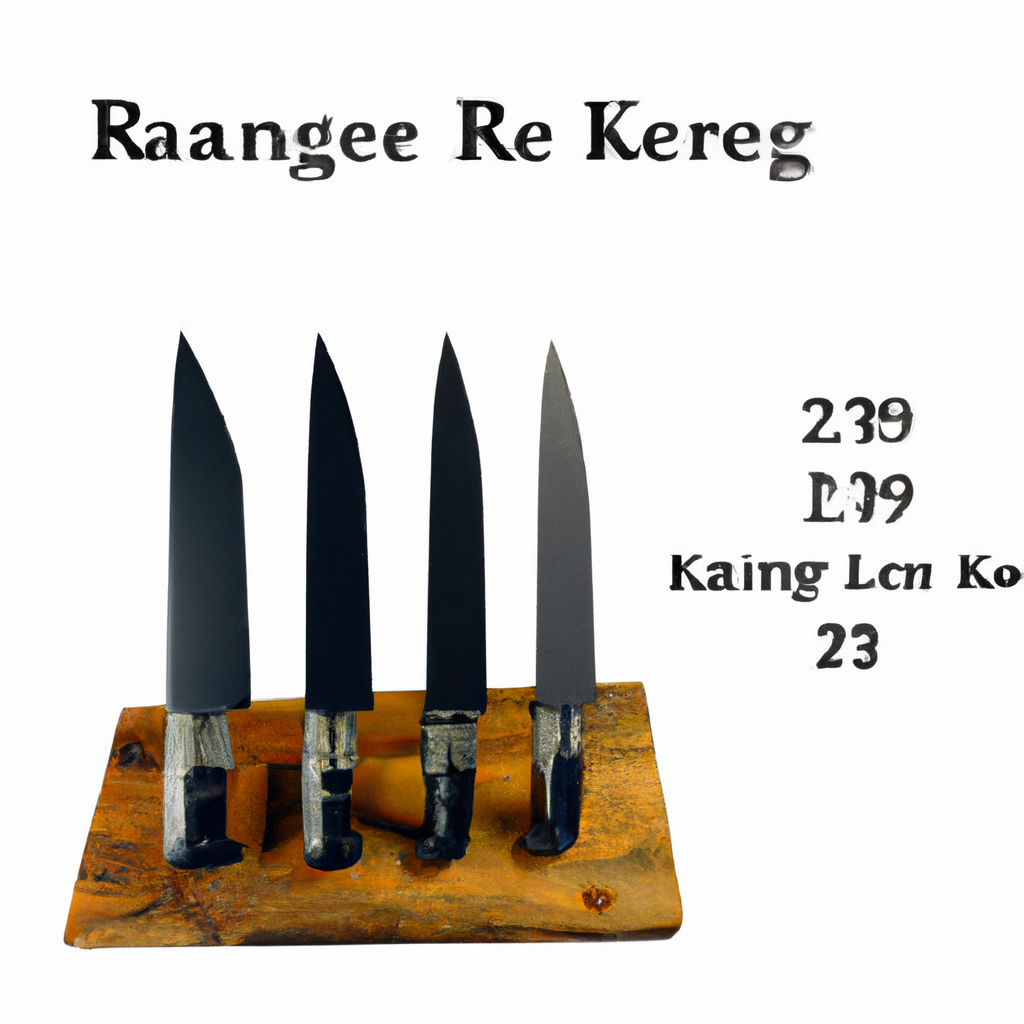 What is the price range of a Karcu knife set?