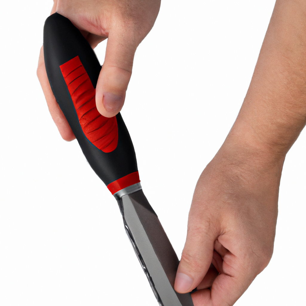 Is the handle of the Chefman Electric Knife rubberized for better grip?