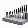 Are the Steak Knives Included in the Farberware Stamped 15-Piece High Carbon Stainless Steel Knife Block Set?