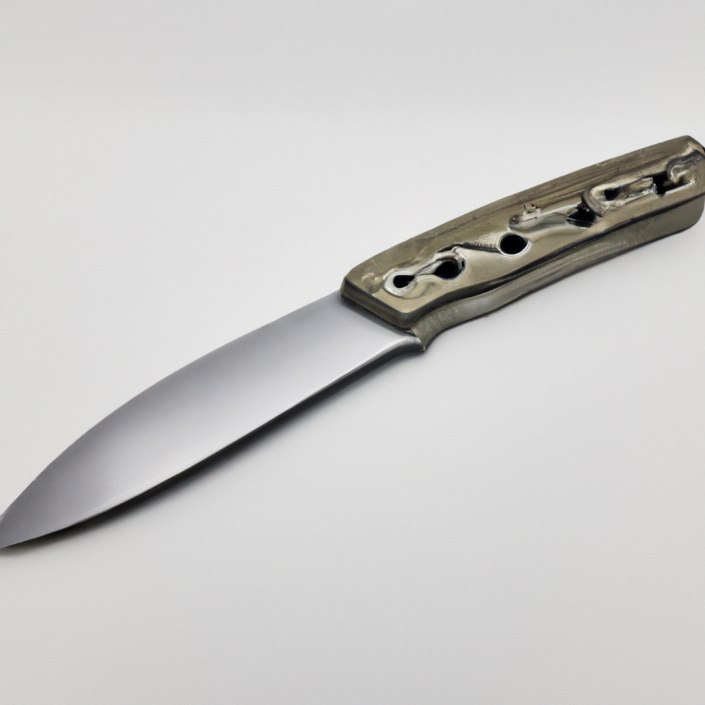 Is the Ka-Bar Full-Size US Marine Corps Fighting Knife Straight or Serrated?