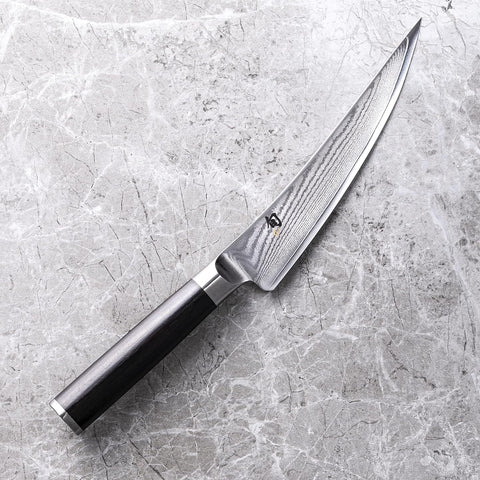Image of Cutlery Classic Boning & Fillet Knife 6”, Easily Glides through Meat and Fish, Authentic, Handcrafted Japanese Boning, Fillet and Trimming Knife,Silver