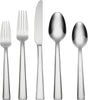 Madison Avenue 45 Piece Casual Flatware Set, 18/0 Stainless, Service for 8,Silver,45Pc