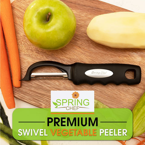 Image of Premium Swivel Vegetable Peeler, Black