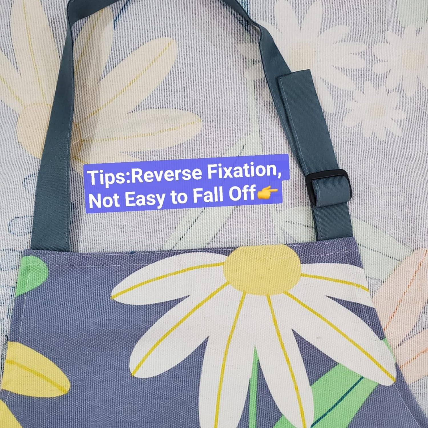 2 Pack Floral Apron for Women with Pockets, Adjustable Cotton Chef Aprons for Kitchen, Cooking, BBQ & Grill