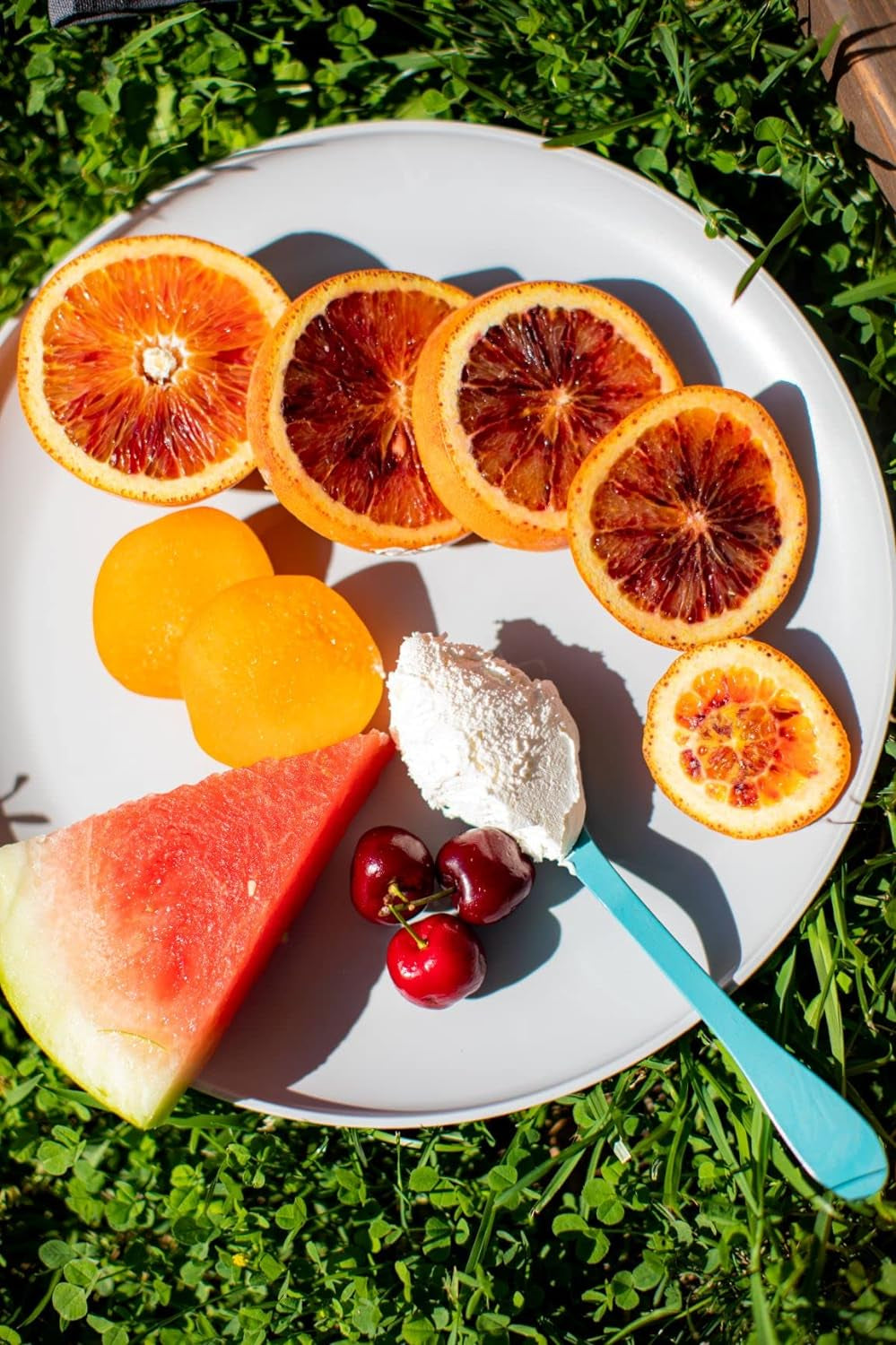 Eco 24 Piece (Fork, Knife, Spoon) Plant Based Cutlery Bamboo Reusable Flatware Set, Blue