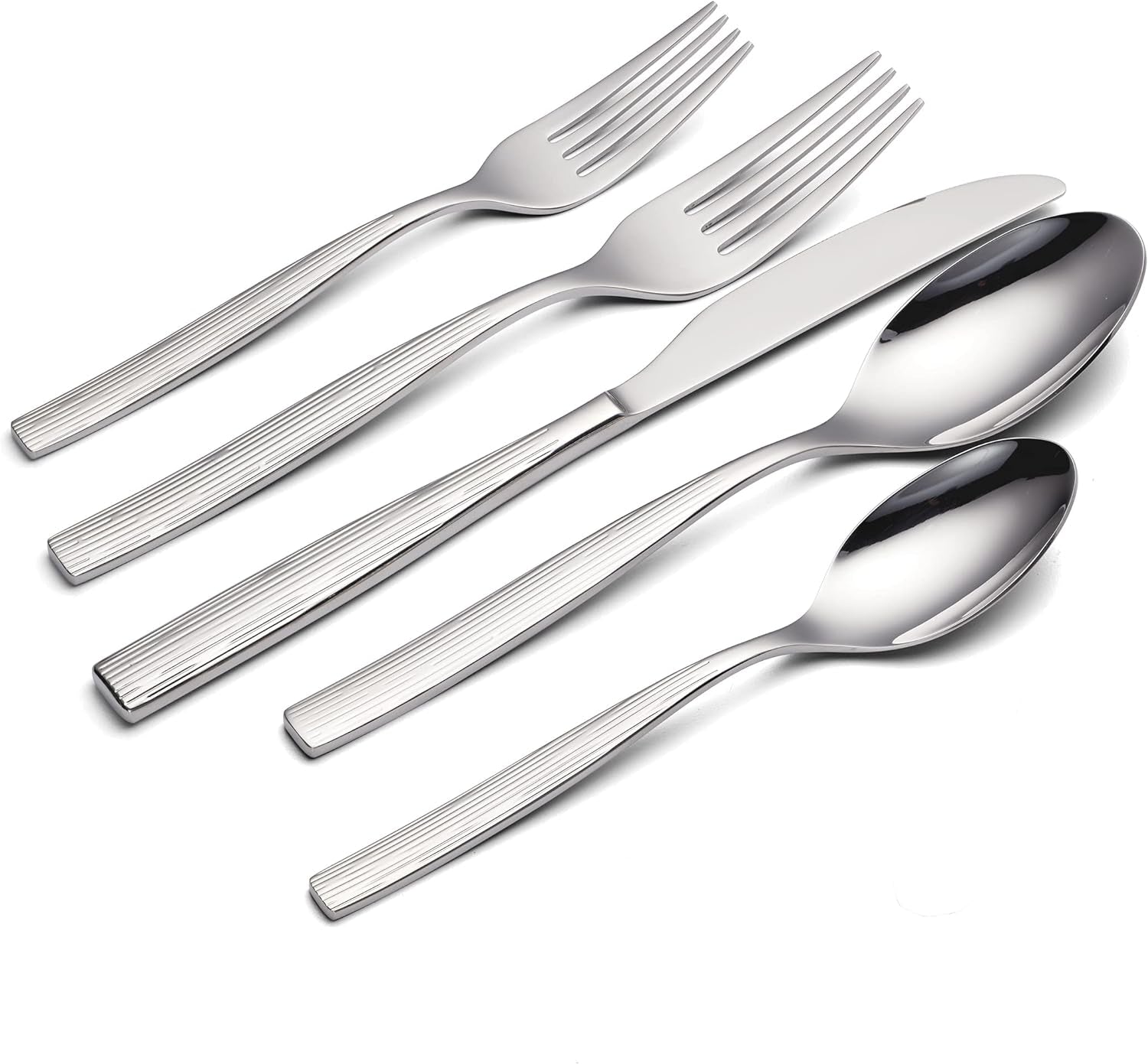 Ensley 20-Piece Flatware Set, 20PC FW, STAINLESS