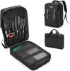 Large Chef Backpack & Knife Bag, Knife Backpack and Chef Bag with Lock Hole, Knife Carrier Chef Utensil Case with Multiple Pockets & Slots for Kitchenware, Patent Design (Knife Not Included)