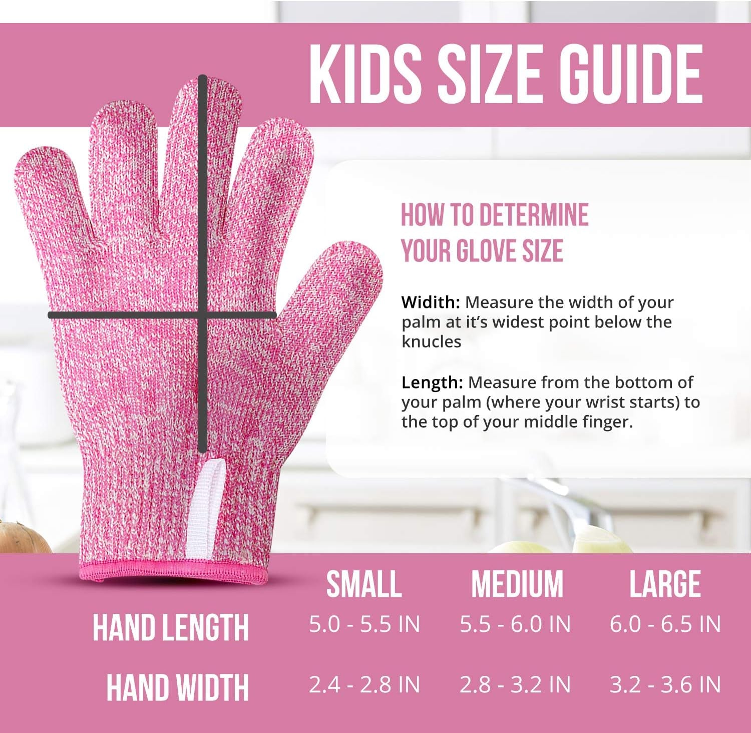 2 Pack Kids Cut Resistant Gloves