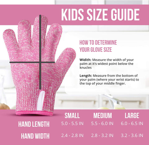 Image of 2 Pack Kids Cut Resistant Gloves