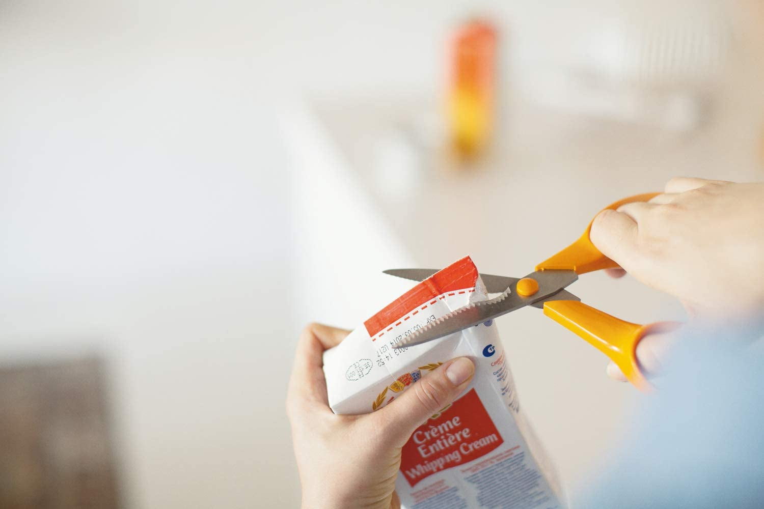 Kitchen Scissors, Total Length: 18 Cm, Quality Steel/Synthetic Material, Classic, 1000819