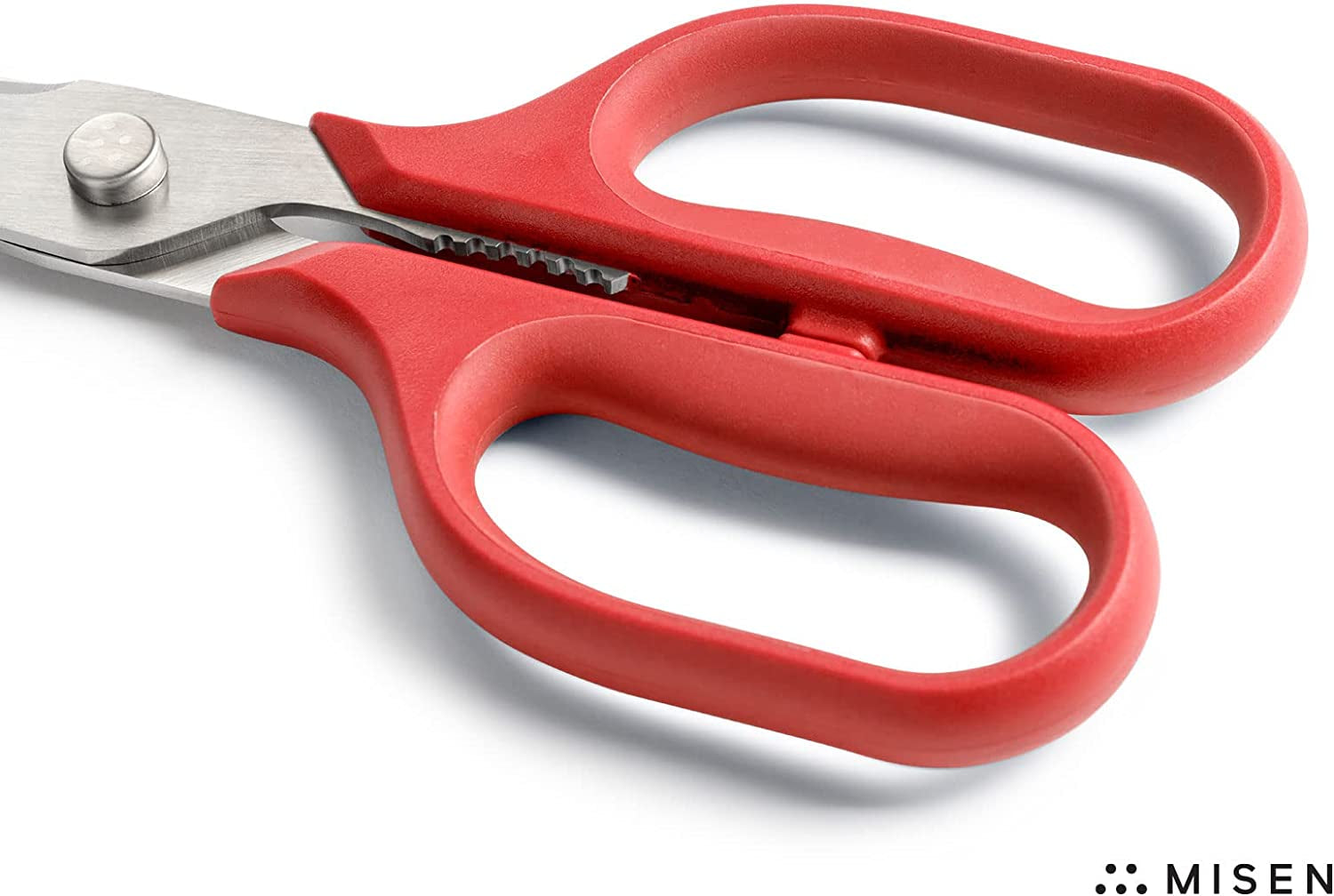 Kitchen Scissors - Multipurpose Kitchen Shears - Heavy Duty Food Scissors - Dishwasher Safe Meat Scissors, Red
