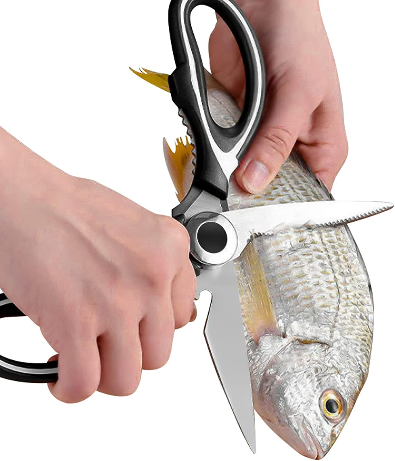 Kitchen Shears,2-Pack Heavy Duty ,Dishwasher Safe Meat Kitchen Scissors for General Use for Chicken/Poultry/Fish/Meat