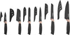 12-Pc. Copper & Black Cutlery Set One Size Black