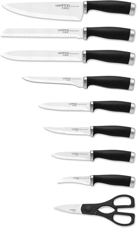 Epicure–15Pieceknife Set, 15 Piece, Black