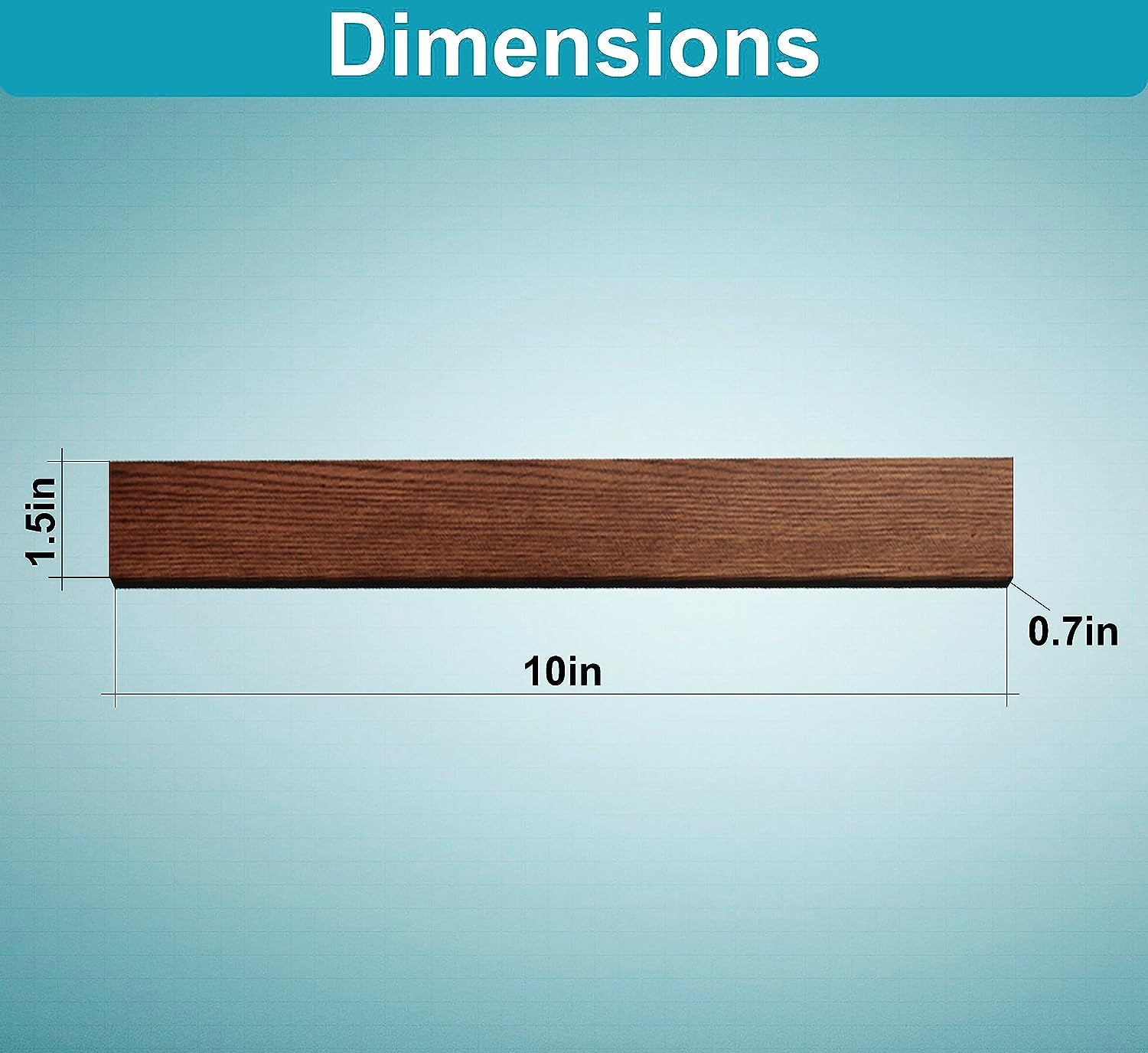 10 Inch Knife Magnetic Strip Use as Magnetic Knife Holder for Wall - Magnetic Knife Strip - Magnetic Knife Bar - Wall Kitchen Magnetic Rack Holder