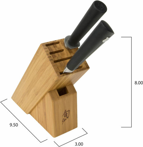 Image of Cutlery Sora 3-Piece Build-A-Block Set, Kitchen Knife and Knife Block Set, Includes 8” Chef'S Knife, Honing Steel, & Knife Block, Handcrafted Japanese Kitchen Knives