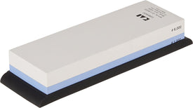 Cutlery Combination Whetstone, 1000 & 6000 Grit - Ideal for Sharpening Moderately Dull Blades, Includes Rubber Tray for Sharpening Stability