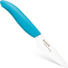 Advanced Ceramic Revolution Series 3-Inch Paring Knife, Blue Handle, White Blade