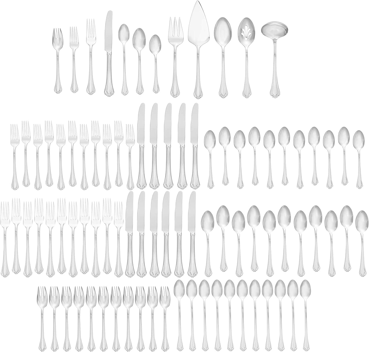 892282 Alcott 89-Piece Flatware Set