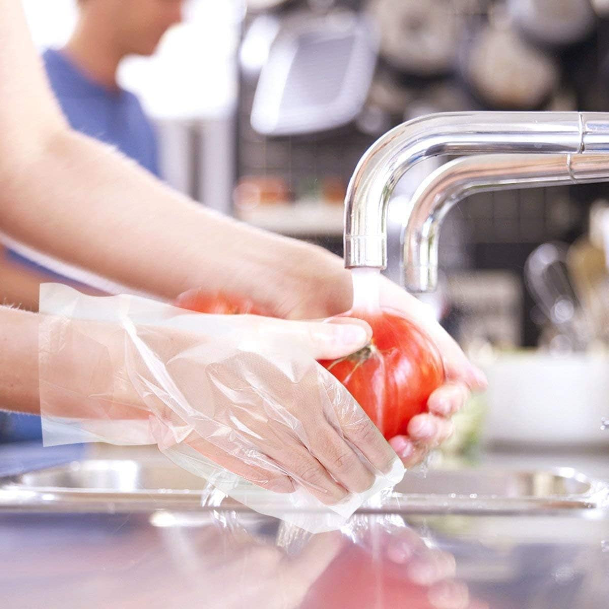 Disposable Gloves, Plastic Gloves for Kitchen Cooking Cleaning Food Handling