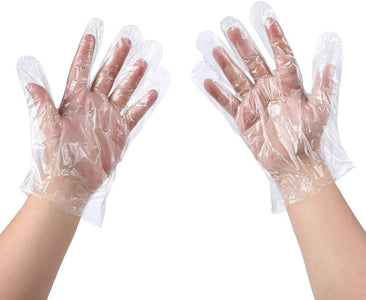 Disposable Food Prep Gloves - 500 Piece Plastic Food Safe Disposable Gloves, Food Handling, One Size Fits Most 500 PCS