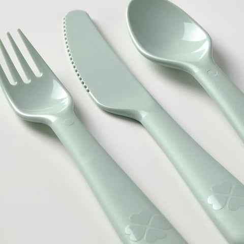 Image of Bright and Cheerful Color 18-Piece Cutlery Set