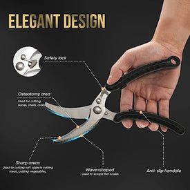 Kitchen Shears Heavy Duty Kitchen Scissors, Cooking Scissors, Dishwasher Safe Meat Scissors, Kitchen Shears for Chicken, Bone, Poultry, Vegetable, Fish.