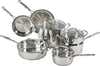 11-Piece Cookware Set, Chef'S Classic Stainless Steel Collection 77-11G