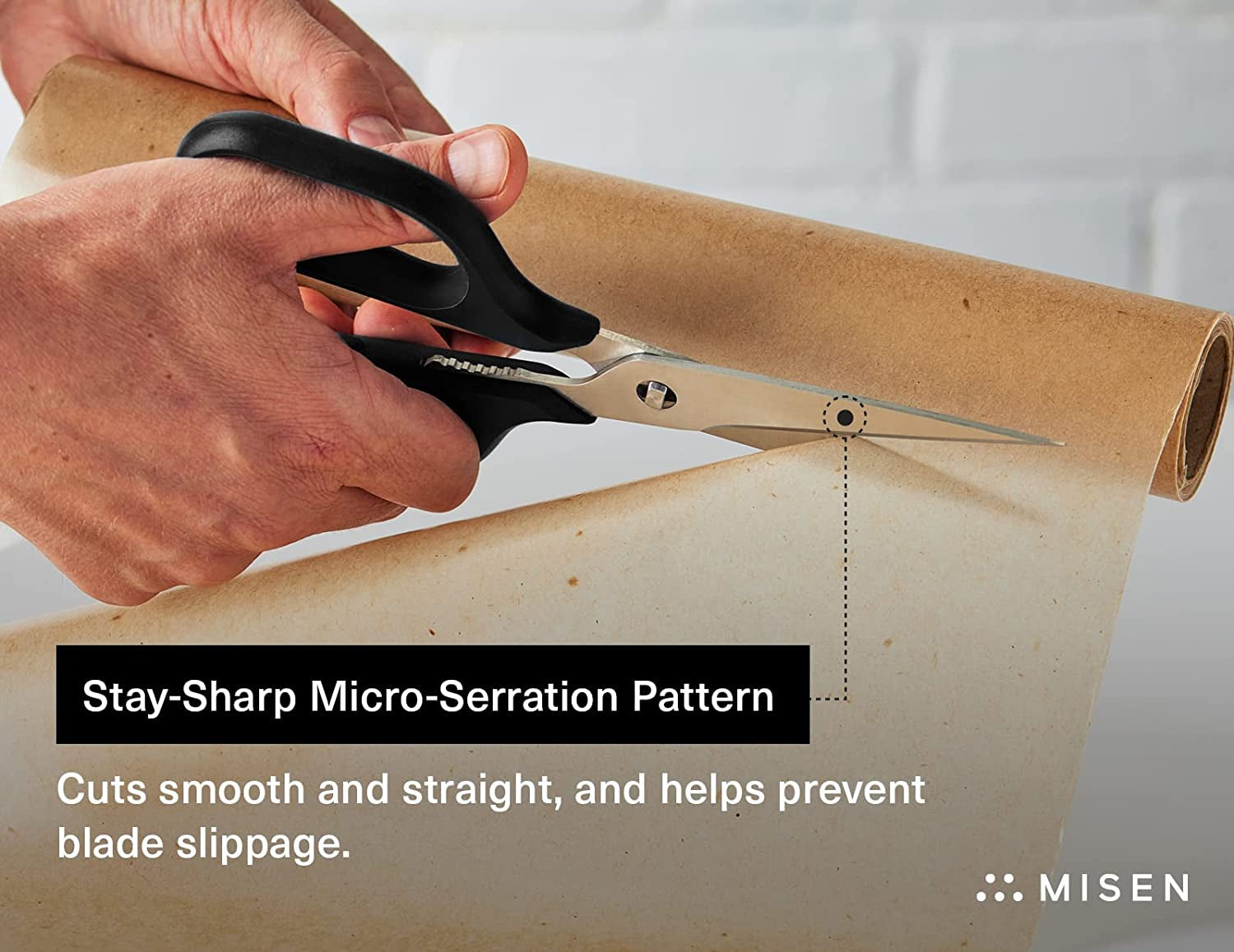 Kitchen Scissors - Multipurpose Kitchen Shears - Heavy Duty Food Scissors - Dishwasher Safe Meat Scissors, Black