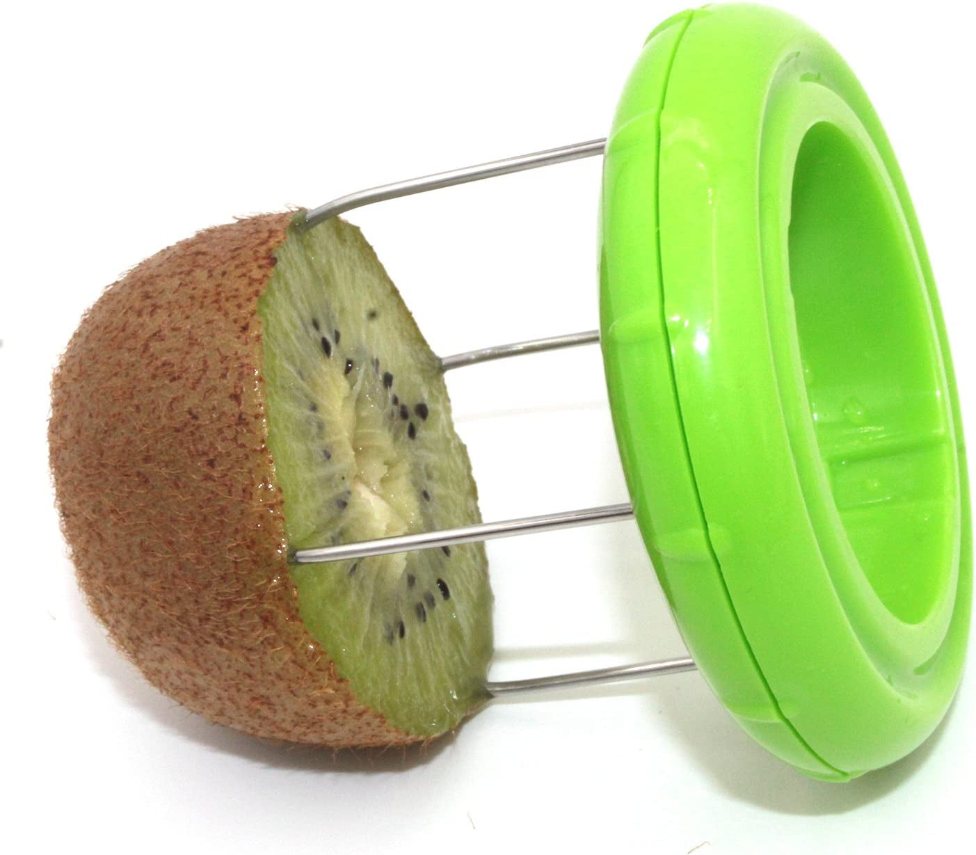 ® TH502 Green Kiwi Fruit Cut Digging Core Twister Slicer Kitchen Peeler Tool Cutter Device for Fruit Salad