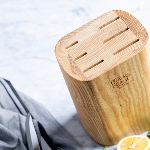 Image of Chop and Grill Ash Wood Knife Block