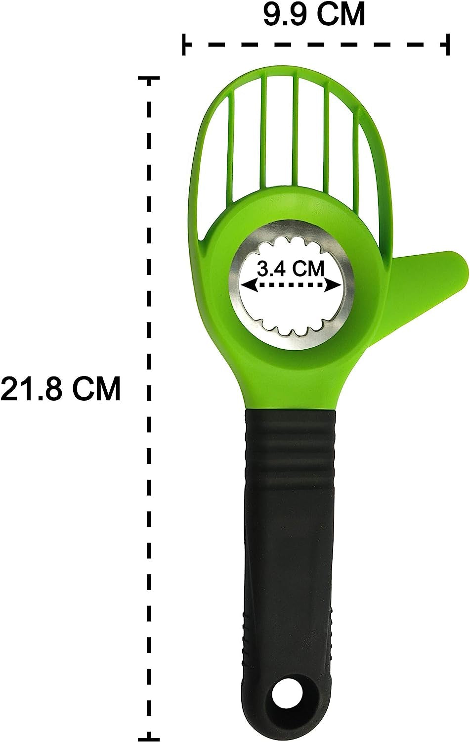 Avocado 3 Piece Set Avocado Slicer, Knife, Peeler, Pitter, Cuber, Dicer, Keeper for Everything That You Will Ever Need for Your Avocados