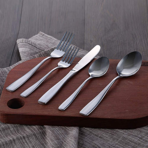 Image of Stainless Steel Flatware Sets, 30-Piece, Service for 6