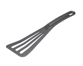 Bourgeat Exoglass® High Temperature Pelton Slotted Spatula, Professional Fish Turner, Safe for Nonstick Pans, Grey