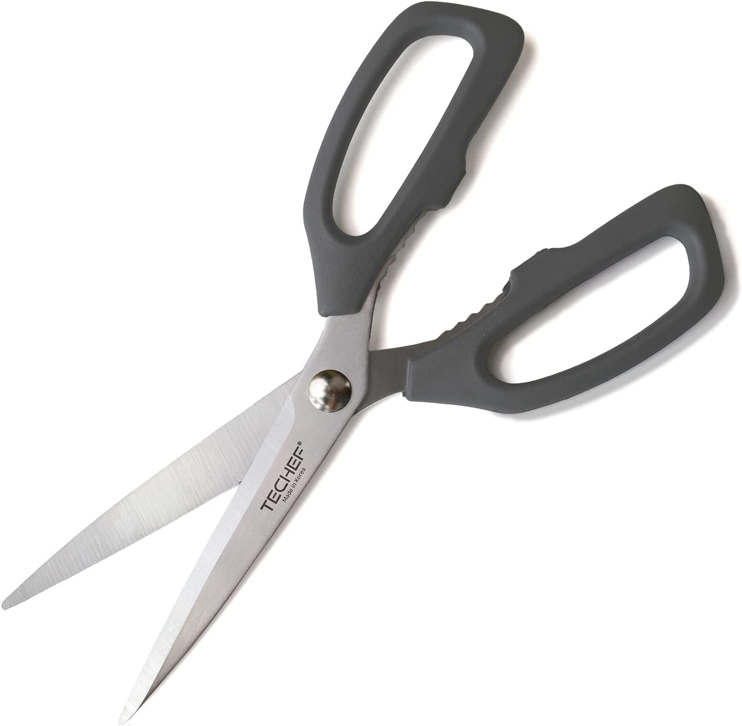 Kitchen Shears, All Purpose Scissors, Dishwasher Safe, Heavy Duty Meat Scissors Poultry Shears, Stainless Steel, Made in Korea (Dark Gray)