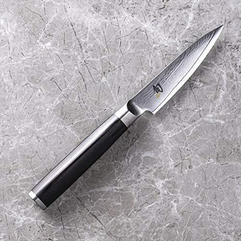 Cutlery Classic Paring Knife 3.5", Small, Nimble Cooking Knife for Peeling, Coring, Trimming and More, Precise Cutting Knife, Handcrafted Japanese Kitchen Knife,Silver